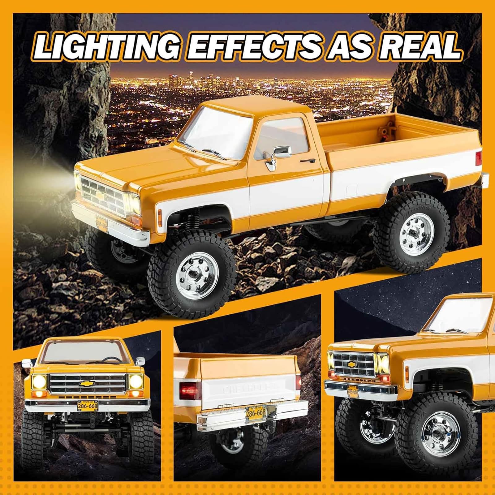 Amazon.com: EAZYRC FMS 1/18 FCX18 Chevy K10 RC Crawler RTR